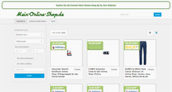 Desktop Screenshot of mein-online-shop.de
